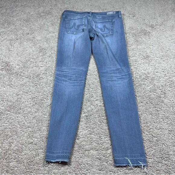 AG Adriano Goldschmied The Legging Super Skinny Ankle Jeans Gray Size 28R - Picture 7 of 7